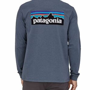 Patagonia P-6 Logo LS Responsibili T XS Plume Grey パタゴニア レスポンシビリティー Tシャツ ロンT