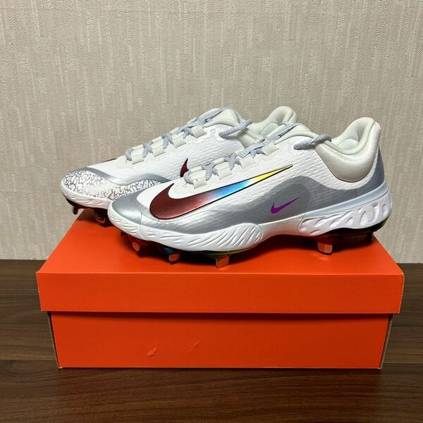 Nike Alpha Huarache Elite 4 Low US9.5 27.5cm Men's Baseball Cleats ナイキ アルファ ハラチ メンズ 野球 ベースボール スパイク