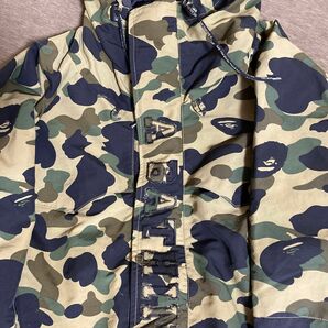 A BATHING APE アベイシングエイプ スノボジャケット 1stカモ グリーンカモ マウンテンジャケット L 大きめ