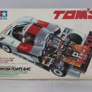 （ジャンク扱い） 1/24 トヨタ・トムス84C 「スポーツカーシリーズ No.53」 ディスプレイモデル プラモデル タミヤの画像1