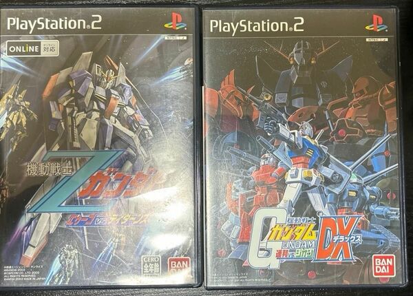 PS2 機動戦士Zガンダム エゥーゴVS.ティターンズ 連邦VS.ジオン DX2本セット PS2ソフト