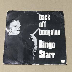 Ringo Starr / Back Off Boogaloo UK Orig 7' Single