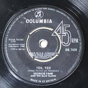 Geogie Fame / Yeh, Yeh UK Orig Mono 7' Singleの画像1