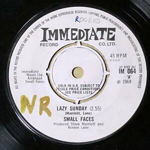 Small Faces / Lazy Sunday UK Orig Mono 7' Single