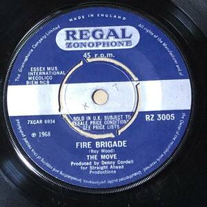 The Move / Fire Brigade UK Orig Mono 7' Single