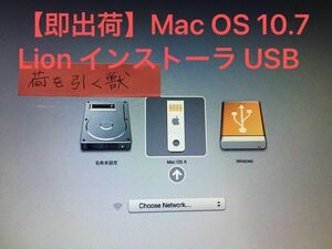 【即出荷】Mac OS 10.7 Lion インストーラ USB