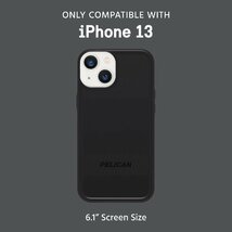 送料無料★Pelican iPhone 13/14 ケース ハードケース 耐衝撃 高強度 (黒)_画像3