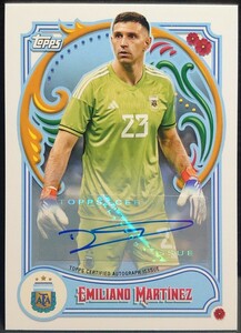 Topps ARGENTINA FILETEADO PREMIUM EMILIANO MARTINEZ auto 直筆サインカード