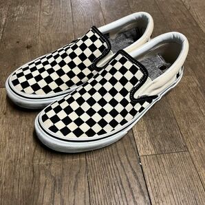 VANS チェッカー スリッポン