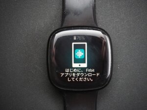 グーグル Google GPS スマートウォッチ フィットビット ヴァーサ3 バーサ3 fitbit versa3 型式: FB511BKBK-FRCJK 管理No.36758