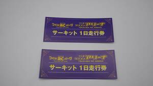 つくばRCパーク　つくばラジコンアリーナ サーキット1日走行券　2枚セット