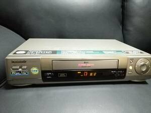 Panasonic NV-SX505 S-VHS デジタルW3次元 デジタルTBC SB606 SB707 のBSチューナーレス機　再生可能ですが難有品