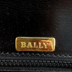 【専用袋付】BALLY バリー ゴールド金具 ハンドバッグ レザー ブラック 黒 T0412の画像9