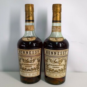 【未開栓】HENNESSY ヘネシー ブランデー 700ml 40度数 2本セット 特急 古酒 COGNAC コニャック T0416