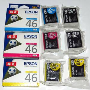 エプソン EPSON 純正インク IC4CL46 （ BK46 C46 M46 Y46 ）4色9本セット　送料185円～