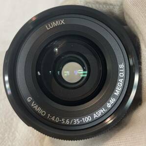 ☆ほぼ未使用品.美品☆パナソニック Panasonic LUMIX G VARIO 35-100mm F4-5.6 ASPH. MEGA.O.I.S. ブラック ※レンズカバー無し.説明文参照の画像2