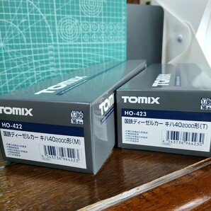TOMIX HOゲージ HO-422.423 国鉄キハ40 2000形ディーゼルカー M+Tの画像1