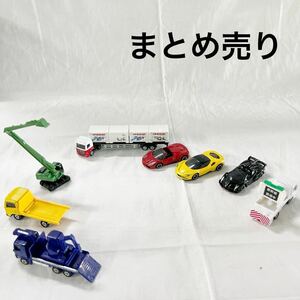 ▲ トレーラー トラック スポーツカー フェラーリ ランボルギーニ トミカ ショベルかー【OTUS-112】