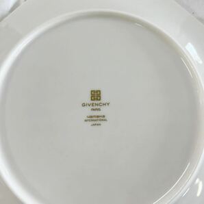 ▲ GIVENCHY ジバンシー 八角皿 プレート ホワイト 食器 洋食器 ケーキ皿 5枚セット ケース付 【OTUS-175】の画像6