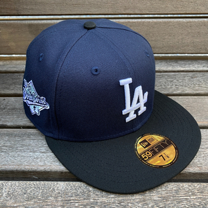 USA正規品 【7.1/2】 NEWERA ニューエラ 59FIFTY ロサンゼルス ドジャース LA Dodgers 限定　2トーン 紺 黒 Night Scape 大谷翔平 (15-35)