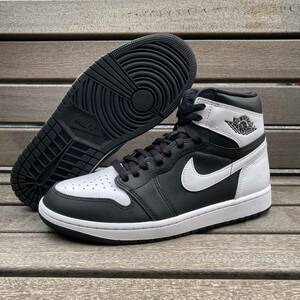 正規品 【US10】 NIKE ナイキ AIR JORDAN1 RETRO HIGH OG エアジョーダン1 レトロ ハイカット Black&White 黒 白 28cm (AJ114)