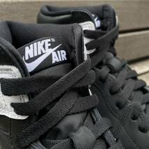 正規品 【US9.5】 NIKE ナイキ AIR JORDAN1 RETRO HIGH OG エアジョーダン1 レトロ ハイカット Black&White 黒 白 27.5cm (AJ114)_画像4