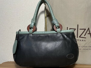 *3500 jpy prompt decision * IBIZAibi rhinoceros bi The leather bag 