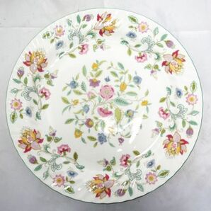 ☆ MINTON ミントン ☆HADDON HALL 34cm 2枚 プレート 大皿 ハドンホール 皿 花 フラワー☆パーティーなどに！の画像2