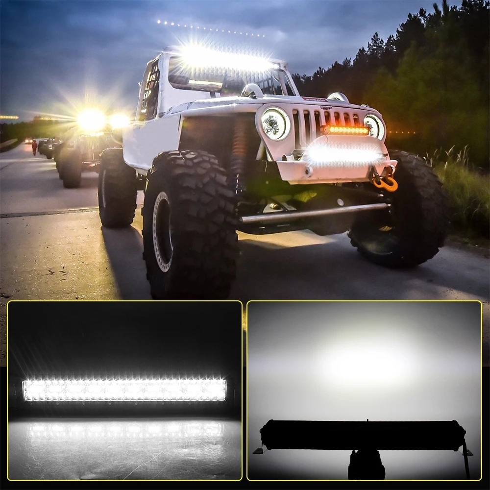 LED ライトバー 車 トヨタ ランドクルーザー 80系 ワークライト 125cm 50インチ 爆光 3層 ストレート LED ライトバー 車 トヨタ ランドクルーザー 80系 ワークライト 125cm 50インチ 爆光 3層 ストレート