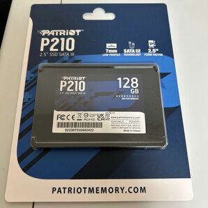 【新品未開封】PATRIOT P210 2.5インチSATA SSD 128GB