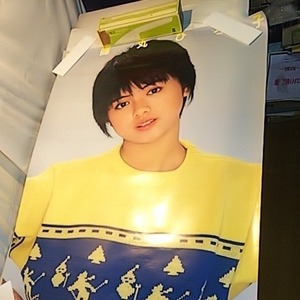  Yakushimaru Hiroko очень большой постер размер примерно 103×73cm Showa. идол 