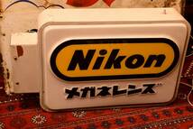 【ビンテージ】珍品 Nikon ニコン 電光看板_画像1