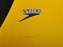 K1904-11■美品 旧SPEEDO スピード 縦縞アクアブレードW マーキュライン ハイカット競泳水着 ハイレグ イエロー M_画像4