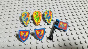 レゴ パーツ お城シリーズ 盾 ドラゴンナイト 防具 フラッグ ミニフィグ用 大量出品中 同梱可能 正規品