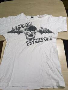 【服飾】 ビンテージ レア Tシャツ バンド Avenged Sevenfold アヴェンジド・セヴンフォールド 白 S