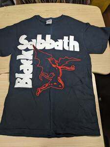 【服飾】 ビンテージ レア Tシャツ バンド BLACK SABBATH ブラック・サバス Creature 黒 S