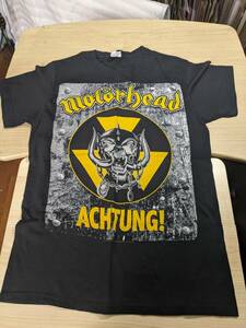 【服飾】 ビンテージ レア Tシャツ バンド 当時物? MOTORHEAD モーターヘッド Achtung! DELTA S 黒 半袖