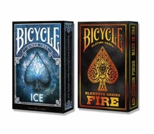 PYD748★バイシイス ファイクル アア 2個セット トックランプ デ ～ ICE FIRE トラン デップ マジックク 手品 コレクション カード 