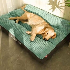 猫 犬 ベッド ペットベッド ふわふわ 暖か もこもこ キャット ペット用品 滑り止めクッションマット柔らかい耐噛み 秋冬 XLサイズK0010の画像1