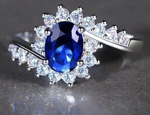 CJX351 ★ Подарок от Sapphire Heaven Shinko Free Size Ring Ring