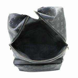 新品同様 ルイ ヴィトン LOUIS VUITTON モノグラム エクリプス バックパック リュックサック ブラック M43186 RFID シルバー 金具 90227465の画像5