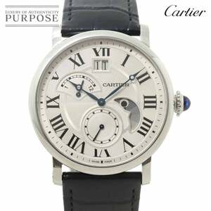 カルティエ Cartier ロトンド ドゥ カルティエ グランドデイト レトログラード W1556368 メンズ 腕時計 自動巻き Rotonde 90230336