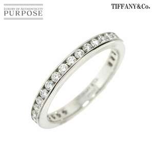 ティファニー TIFFANY&Co. フル サークル チャネル セッティング 9号 リング ダイヤ Pt プラチナ 指輪 Diamond Ring 90225348