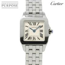 カルティエ Cartier サントスドゥモワゼルSM W25064Z5 レディース 腕時計 アイボリー 文字盤 クォーツ Santos Demoiselle SM 90218118_画像1