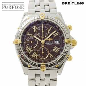 ブライトリング BREITLING クロスウィンド ビコロ コンビ B13055 クロノグラフ メンズ 腕時計 デイト K18YG 自動巻き Crosswind 90230788