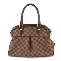 新品同様 ルイ ヴィトン LOUIS VUITTON ダミエ トレヴィ PM 2way ハンド ショルダー バッグ エベヌ N51997 Damier Trevi PM 90228169_画像2