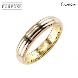 カルティエ Cartier ヴァンドーム #55 リング K18 YG WG PG スリーゴールド 3カラー 750 指輪 Vendome Ring 90224067の画像1