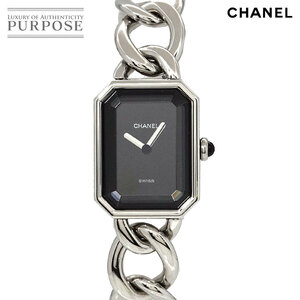 シャネル CHANEL プルミエール Lサイズ H0452 ヴィンテージ レディース 腕時計 ブラック クォーツ ウォッチ Premiere 90231458