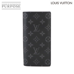 未使用 展示品 ルイ ヴィトン LOUIS VUITTON モノグラム エクリプス ポルトフォイユ ブラザ 二つ折り 長財布 M61697 RFID 90230016