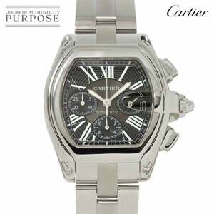  as good as new Cartier Cartier Roadster chronograph W62020X6 men's wristwatch Date black AT self-winding watch Roadster 90224662